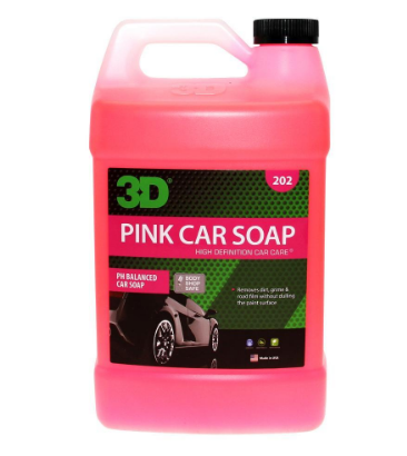 3D Pink Car Soap