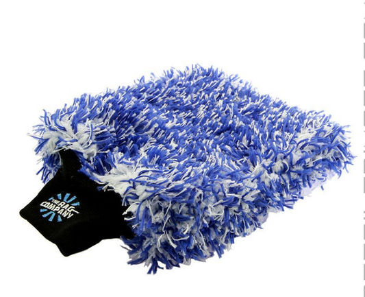 The Rag Company Cyclone Ultra Premium Wash Mitt Blue