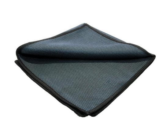 The Rag Company Diamond Glass Towel Black